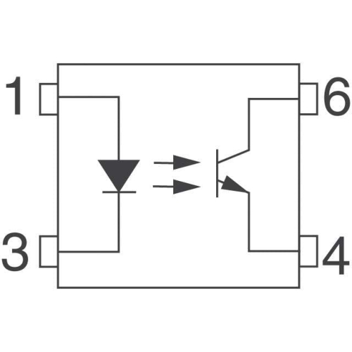 TLP181 transoptor; wyjście tranzystorowe