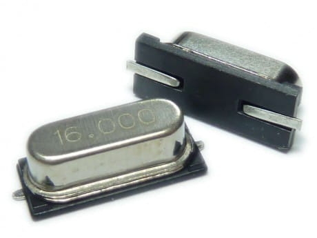 Rezonator kwarcowy 25,000 MHz; HC49SM; SMD