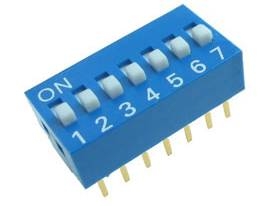 DIP switch 7 przełącznik