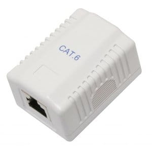 Gniazdo natynkowe pojedyncze RJ45 kategoria 6