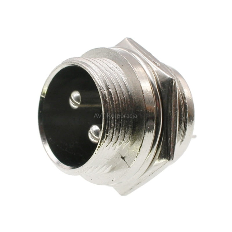 Złącze przemysłowe 2 pin wtyk panel