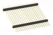 PH40SS-39-3-6 listwa kołkowa jednorzędowa prosta 40pin; wysokość 39; raster 2,54