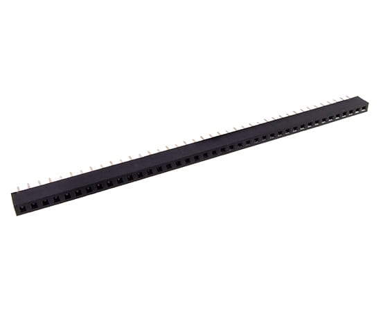 PH1x40 gniazdo jednorzędowe do druku 40 pin, raster 1,27