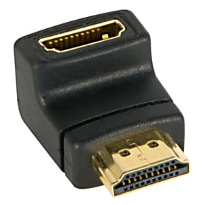 Adapter - przejściówka HDMI / HDMI kątowy