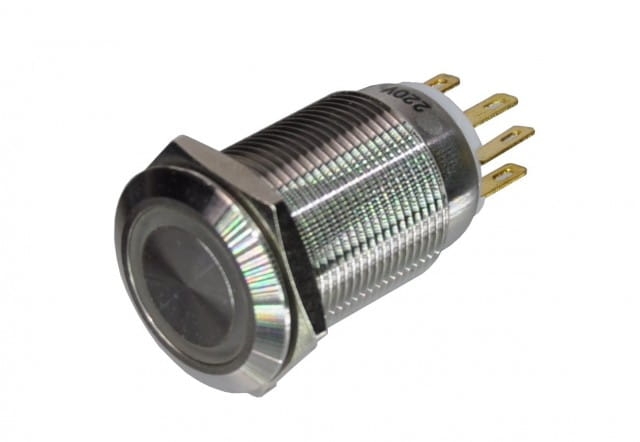 GQF22ZEBN6 przełącznik wandaloodporny podświetlany