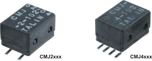 CMJ2102  2x1000uH; 500mA; 250mR  dławik drutowy SMD