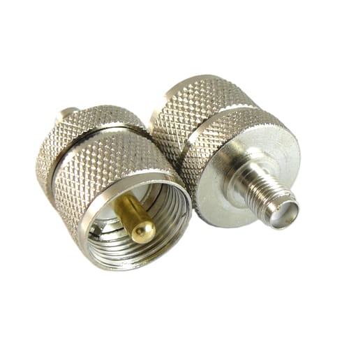 Adapter - przejściówka UHF wtyk / SMA gniazdo