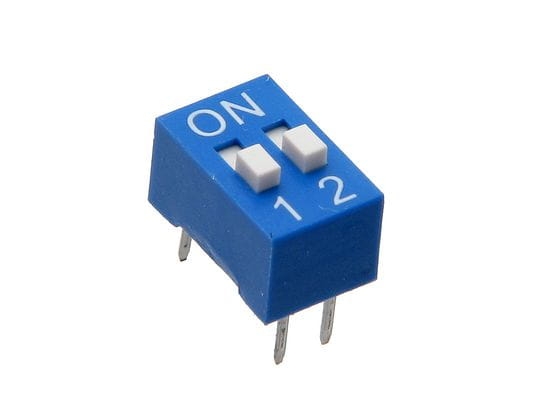 DIP switch 2 przełącznik