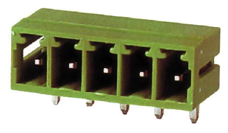 TBMP 3804R listwa rozłączalna kątowa męska 4pin; raster 3,81