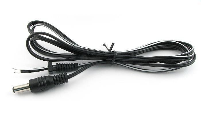 Wtyk zasilający zalewany z przewodem DC 2,5/5,5/9,5mm długość 1,5m