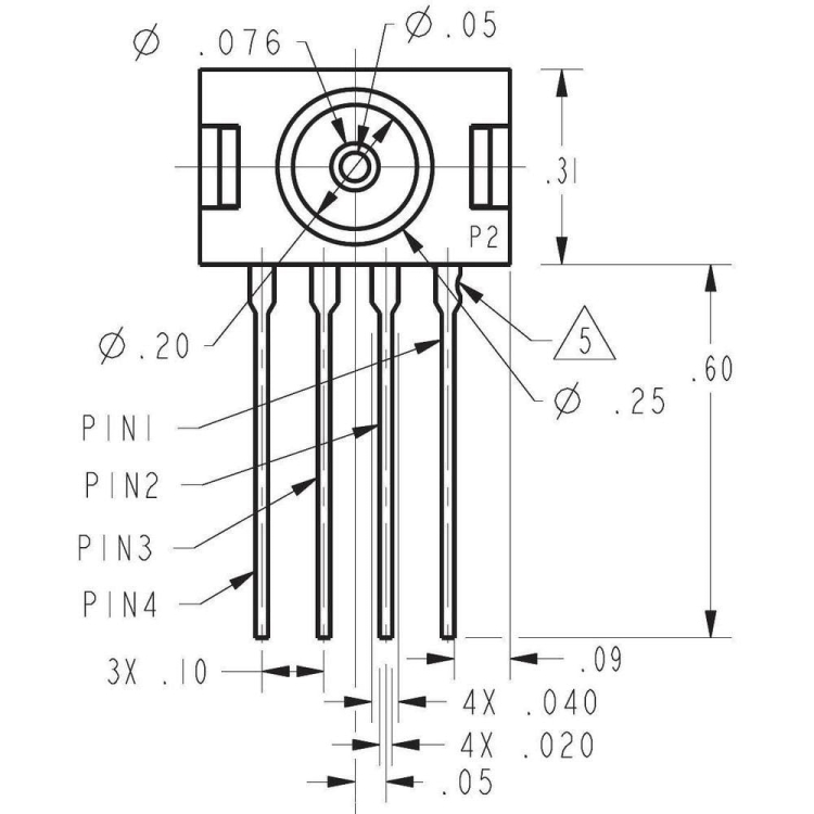 26PCBFA6D; czujnik ciśnienia wymiary