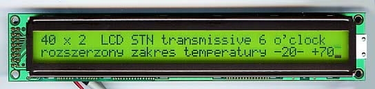 AC-4002A YIY Y/G-E6 wyświetlacz LCD