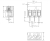 ARK 100-35V-2 listwa zaciskowa 3 pin; raster 5,08mm