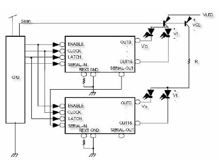AN88161AF 16-bit sterownik diod LED