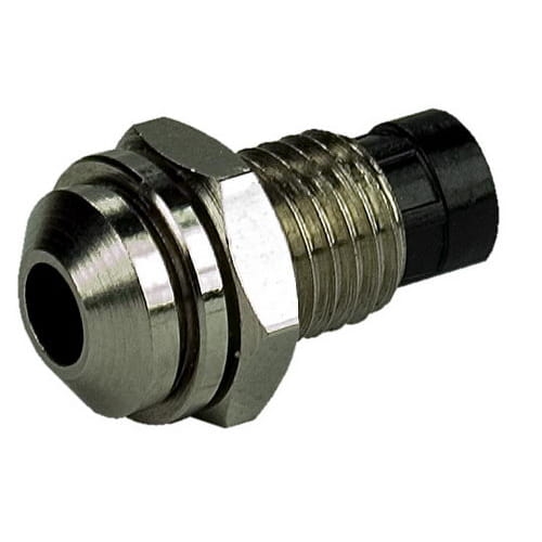 Oprawka metalowa chromowana wypukła diody LED 5mm