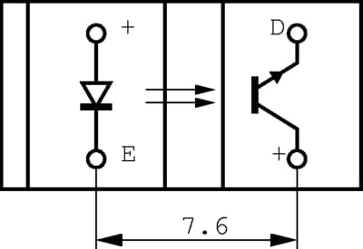 TCST2103 transoptor szczelinowy