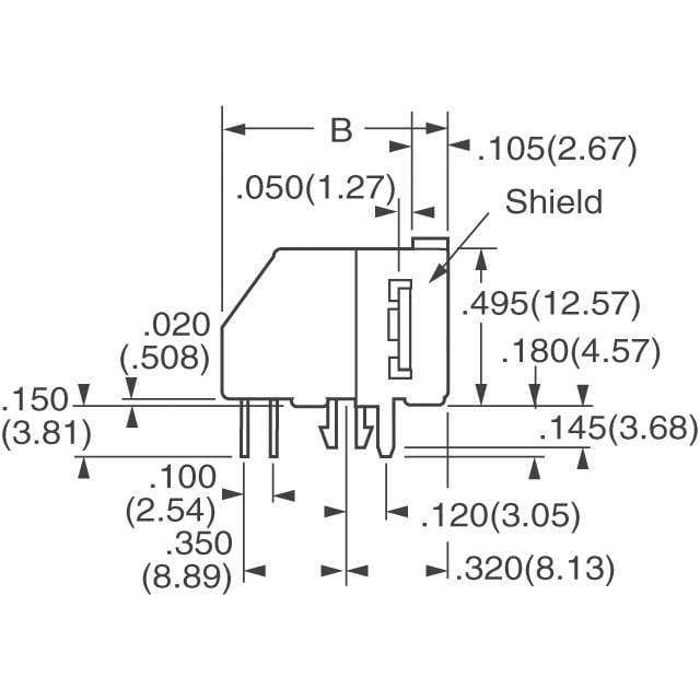 5555154-2 gniazdo modularne RJ14