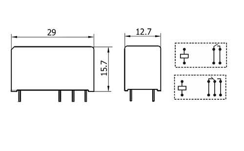 HF 115-012-2Z4B; przekaźnik elektromagnetyczny