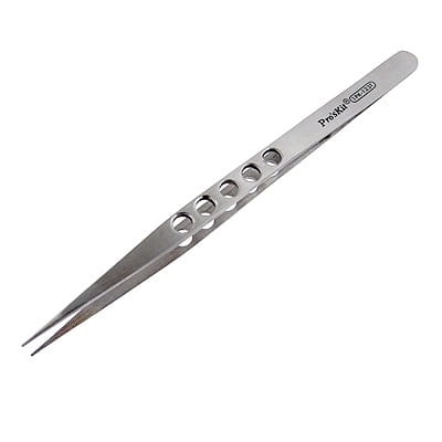 1PK-123T pęseta metalowa prosta 165mm